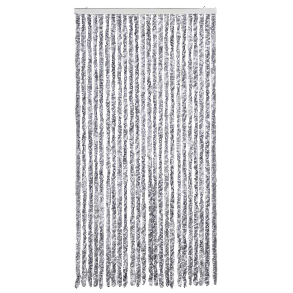 Vidaxl Zasłona Przeciwko Owadom, Biało-Szara, 100X200 Cm, Szenil