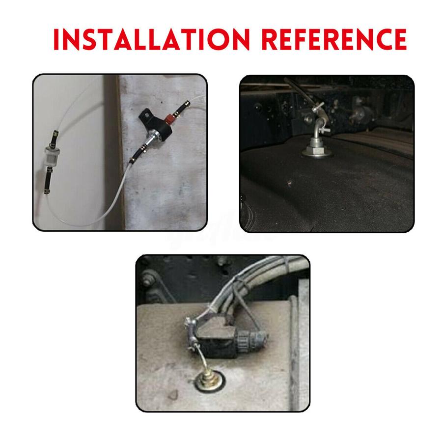 60CM Fuel Tank Sender Stand Pipe Kit For 12V 3-8KW Diesel Air Heater Thermostat