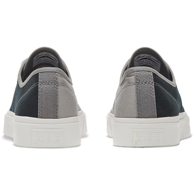 Converse Jack Purcell Simple and Versatile Low-Top Canvas Shoes Unisex Black Grey