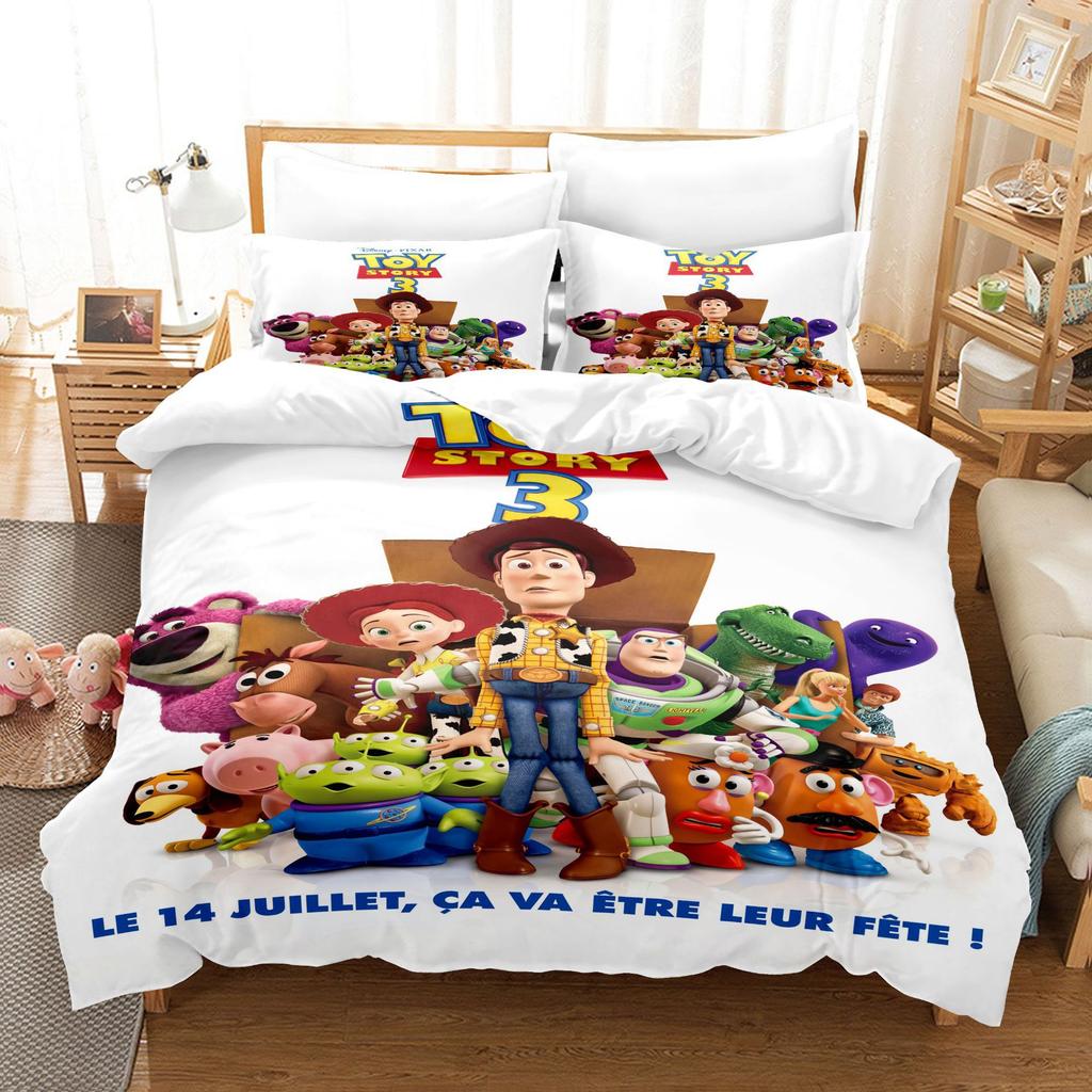 Printed Three-Dimensional 3D Digital Home Textile Three-Piece Children'S Home Textile Kit