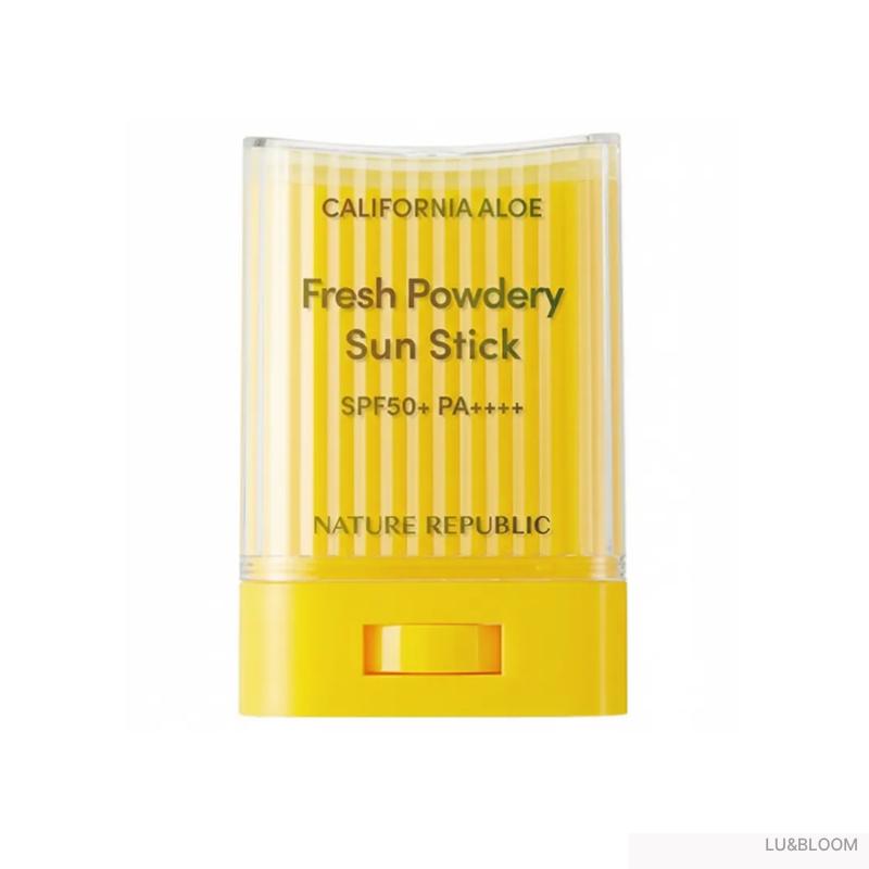 Nature Republic California Aloe Sonnenstick 24g (Kühlend/Pudrig) (+Gratisgeschenk)
