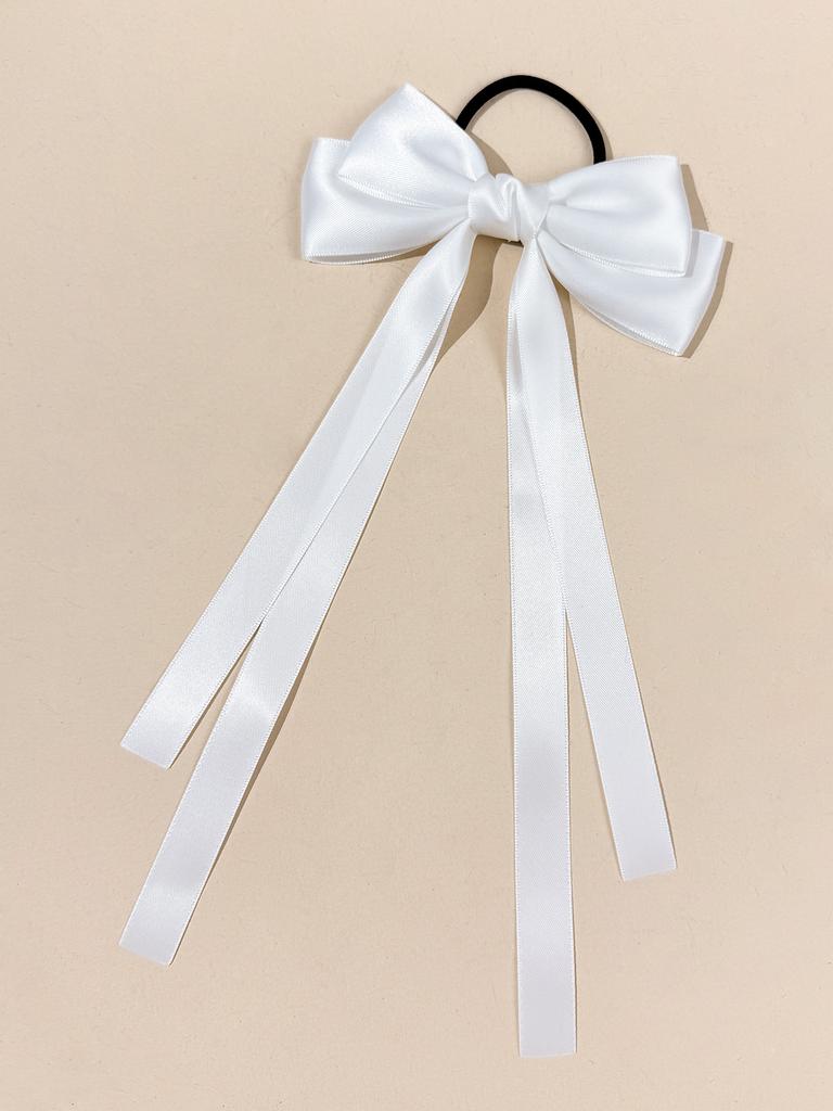 Bow, ribbon, headband, sweet temperament, simple and high-end feeling, half tied hair, rubber band, headband accessory