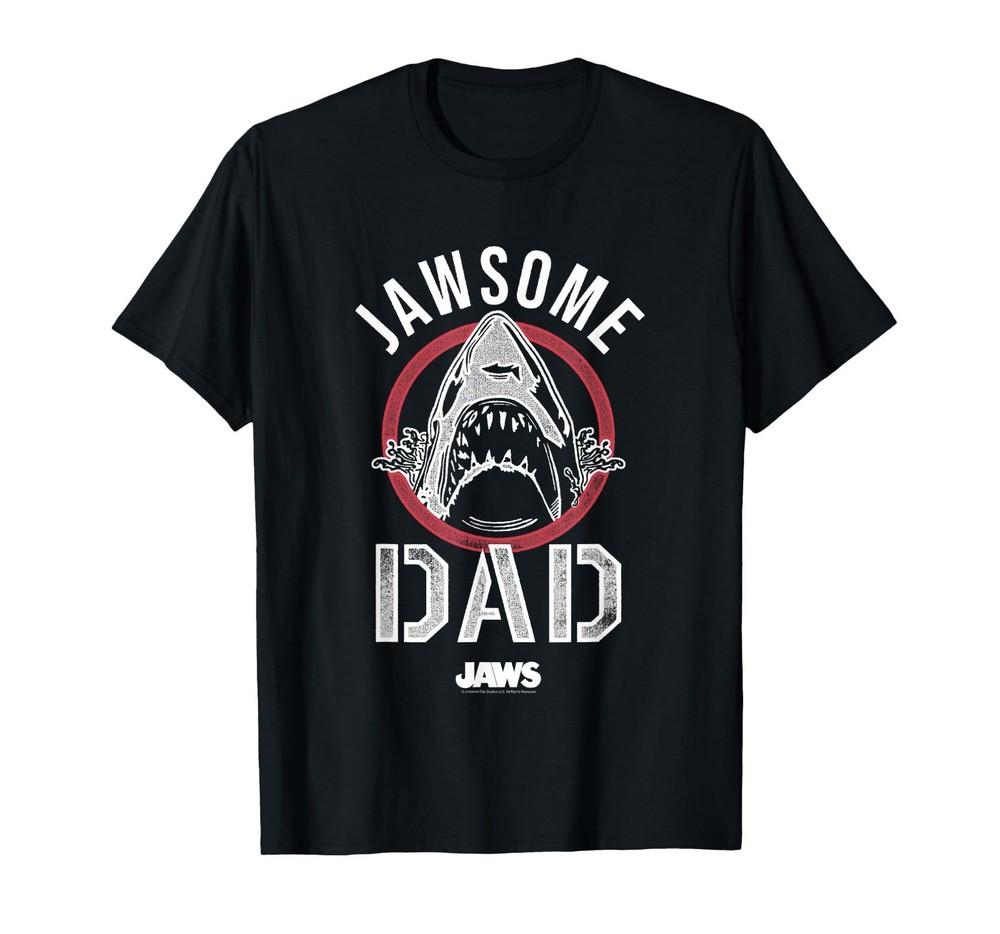 

Jaws Father s Day Jawsome Dad Vintage Logo T-Shirt 2XL