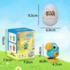 Cartoon Clockwork Animal Jumping Egg Toy Walking Parrot Kids up Chain Animal Running Egg Toys