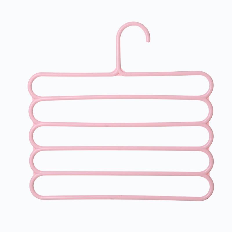 5 Layers Pants Towel Scarfs Racks Storage Organization Clothes Hangers Trousers Hangers Holders Closet Storage Organizers Tools