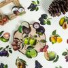50Pcs/Set 3D Fruits PET Clear Stickers Waterproof DIY Fashion Doodle Decals Stickers (4 Styles)