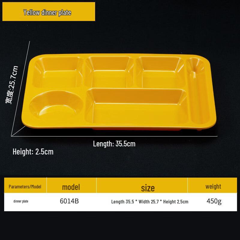 

Melamine Divided Cafeteria Tray