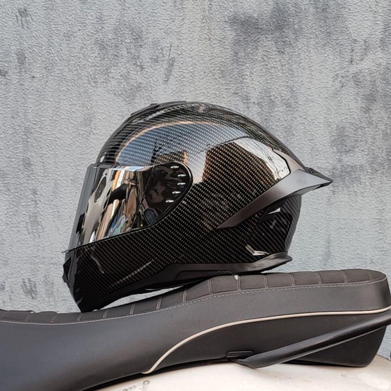 Unisex Full-Face Motorcycle Helmet with Gundam Design, Summer-Compatible, Large Spoiler, Bluetooth Slot