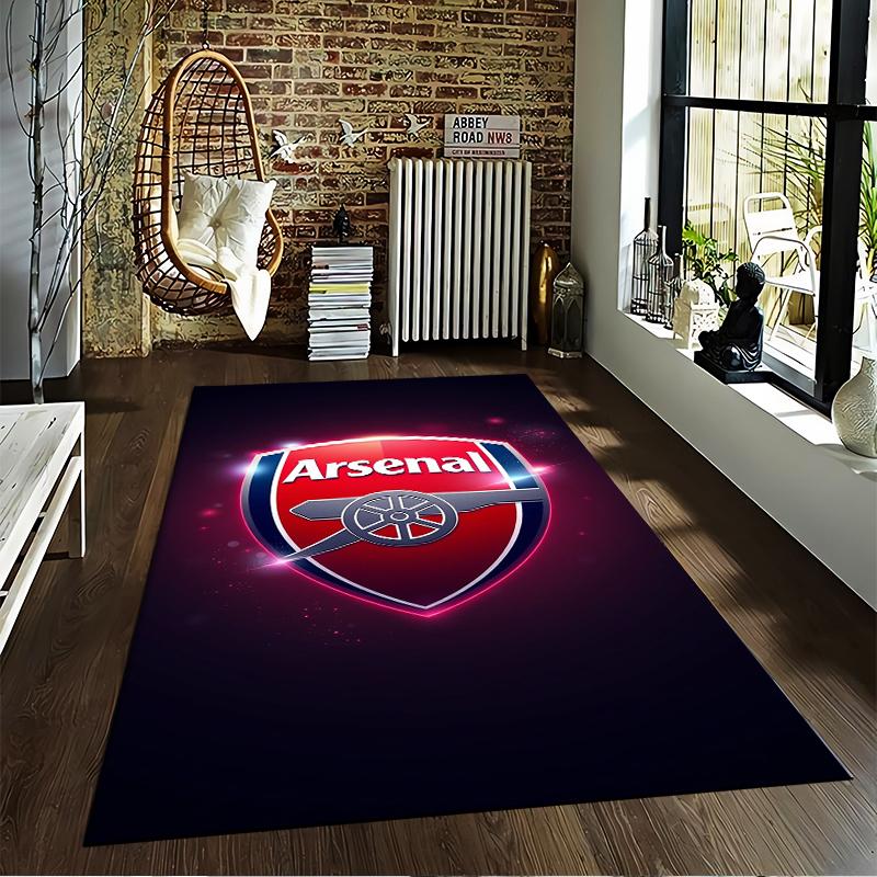 Fußmatte mit Arsenal-Logo, geeignet als rutschfeste Matte für das Wohnzimmer oder das Sofa im Schlafzimmer