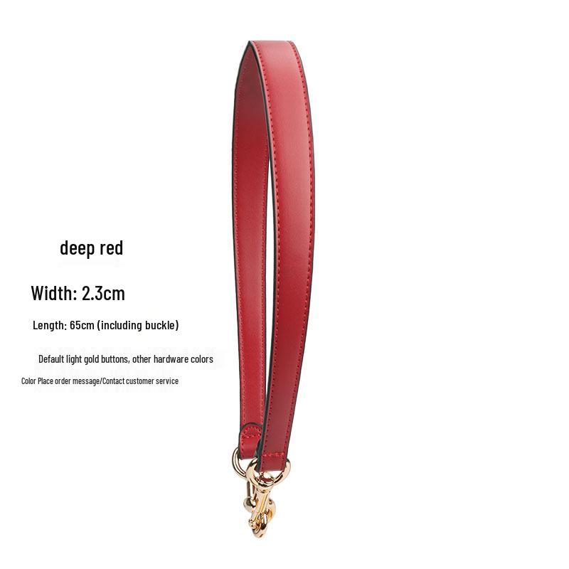 Black PU Handbag Replacement Strap: Women's Underarm Bag, Short Single Shoulder Handle, Trendy Plain Design