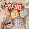 Small Cosmetic Pouch for Purse, Mini Makeup Bag with Compartments, Pockets Sanitary Napkin Pouch, Cute Zipper Lipstick Holder