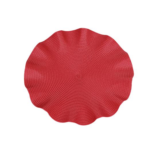 Handwoven Round Placemat Waterproof Heat-Resistant Table Mat for Dining Non-Slip Rustic Kitchen Decor for Home Restaurant