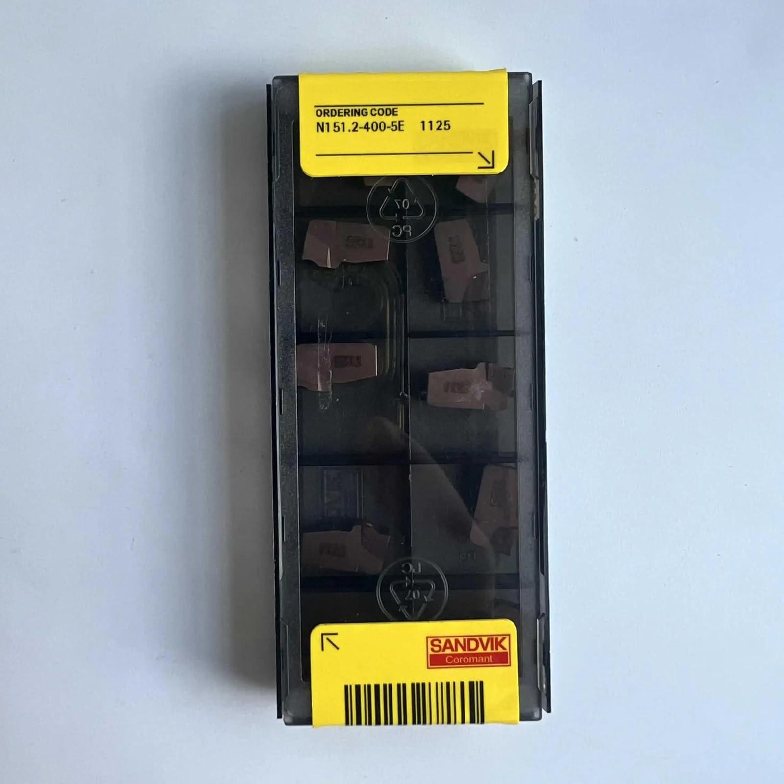 

Original Sandvik / N151.2-400-5E 1125 /Carbide CNC Blade 10 PCS
