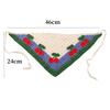 Dolce Carina Fatto a Mano Uncinetto Triangolo Vuoto Fascia per Capelli Asciugamano Donna Modello Fascia per Capelli Foulard Accessori per Capelli Gonna Tenda per il Lato B