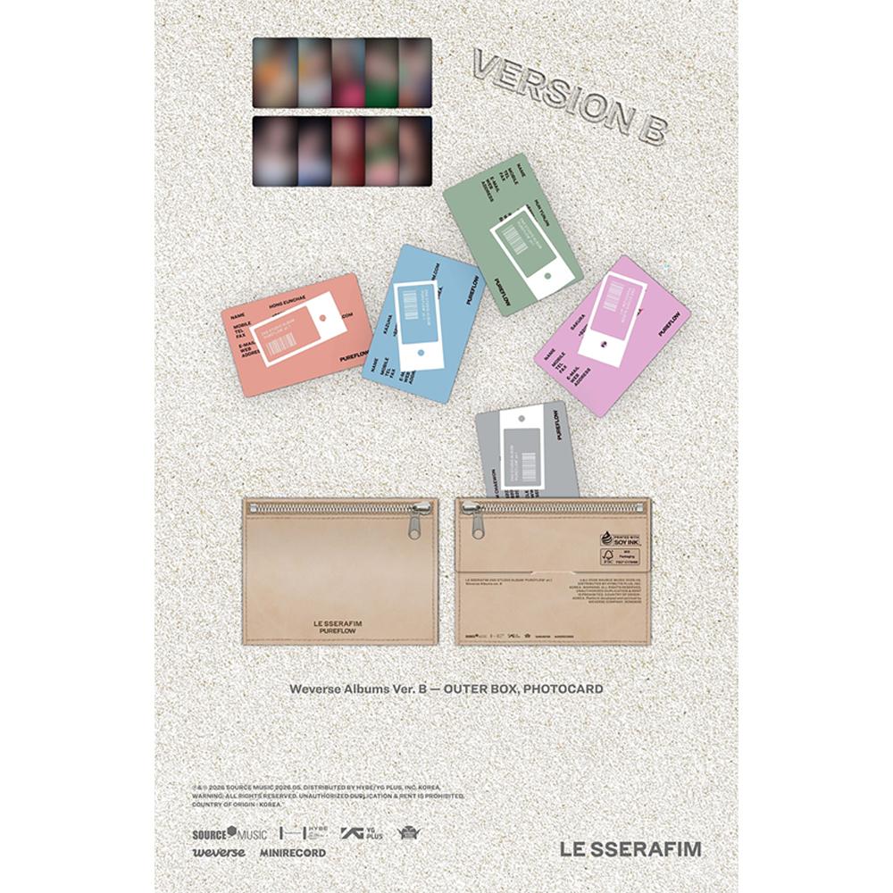 [Précommande] LE SSERAFIM - PUREFLOW pt.1 (Weverse Albums ver.)