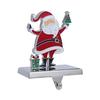 Christmas Stocking Holders for Mantel Non-Slip Heavy-Duty Metal Hooks Stable Display Stand Reindeer Santa Snowman Tree Decorations