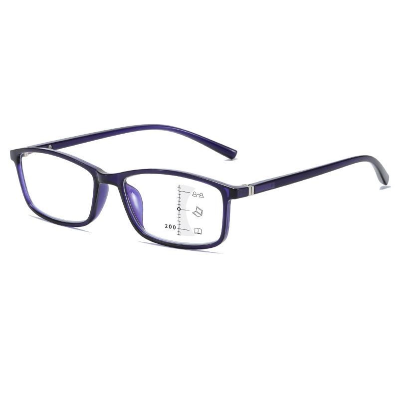 Ultra Light TR90 Progressive Multifocal Reading Glasses Men Women Classic Small Presbyopic Glasses Anti-blue Light Glasses