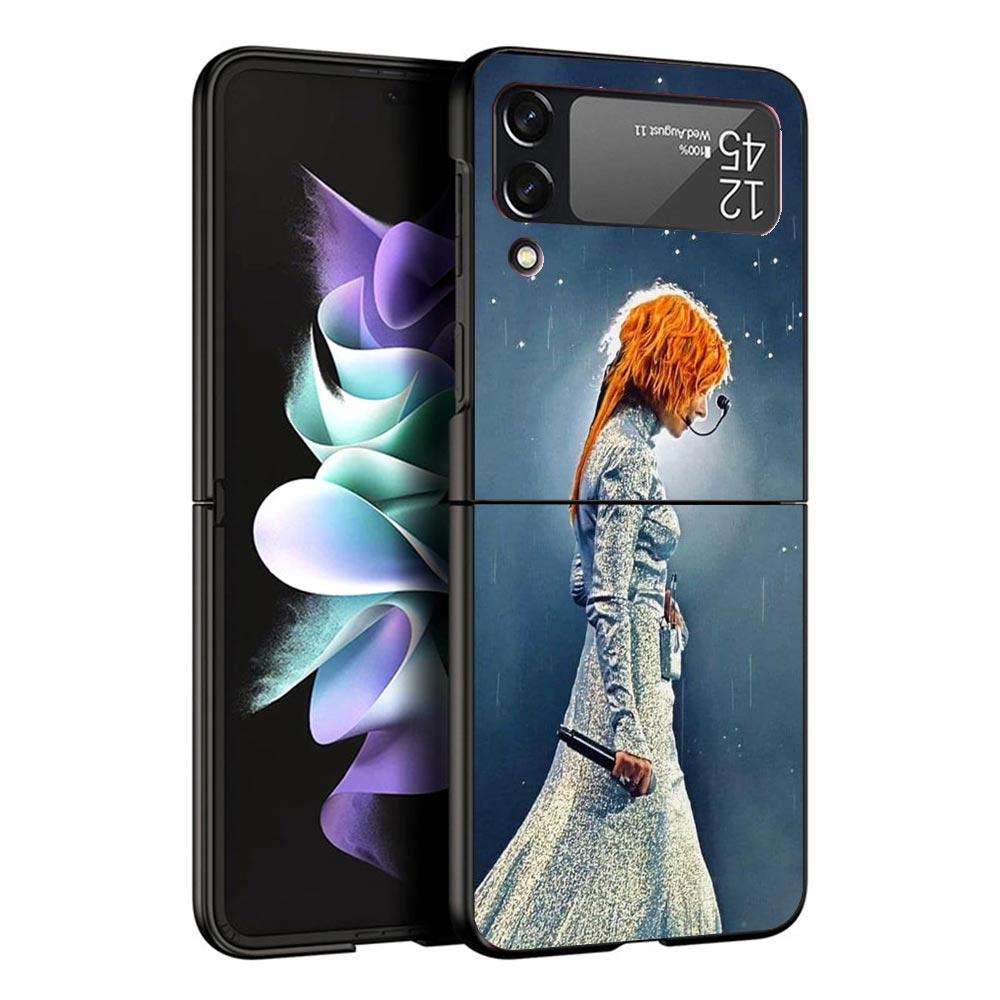 Mylene Farmer Case For Samsung Galaxy Z Flip 7 6 5 4 3 z Flip7 Flip6 Flip5 Flip4 5G Phone Cover Flip3 Folding Coque
