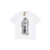 Summer New Heavy Cotton Trendy Brand Classic Basic T-shirt High-end Loose Men's and Women's Printed Short-sleeved Top