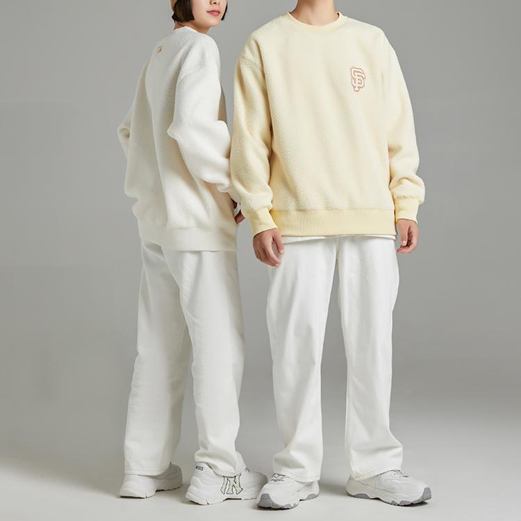 New MLB New York Yankees Sweatshirts Unisex White 3AMTB0726-50CRS