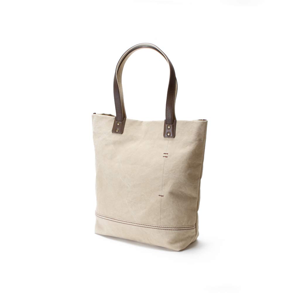 Sac fourre-tout en toile bio paraffine 6 pièces [Produit Toyooka] rena-cheviot Non. (aj-302) (beige)