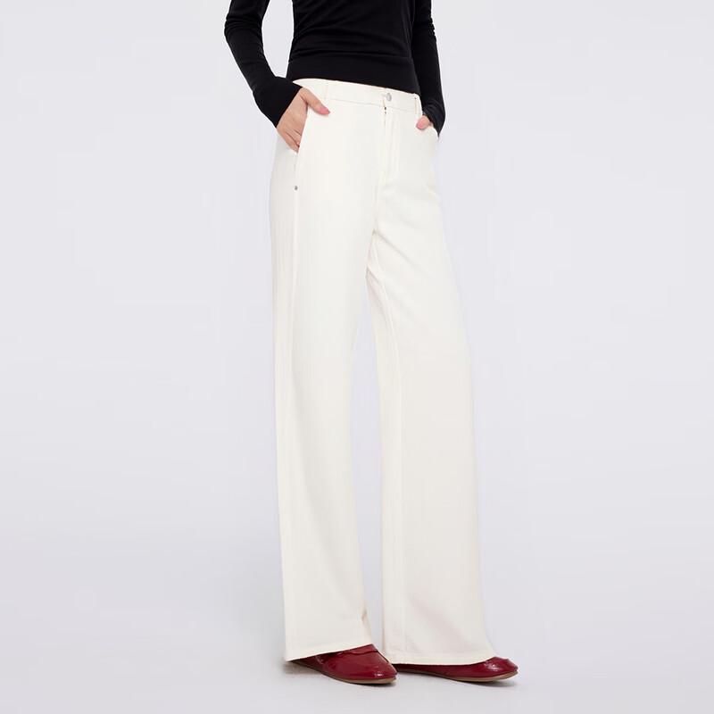 FivePlus Women's 100% Cotton High-Waist Straight Leg Jeans