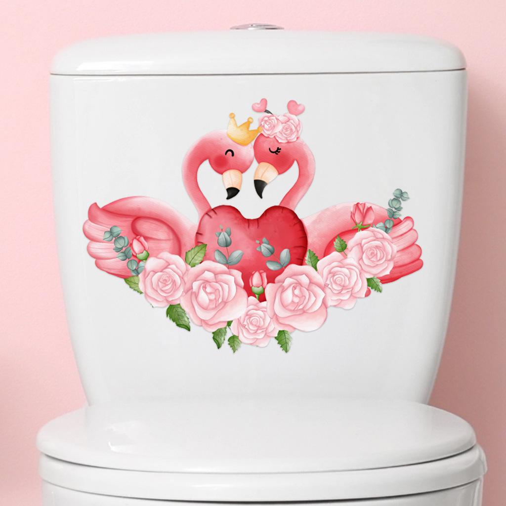 Mandarin Duck Toilet Wall Sticker CH81814 - Removable Decor