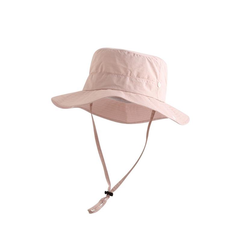 Summer Quick-drying Bucket Hat Men's and Women's Crimped Sun Hat Outdoor Sun Protection Breathable Lightweight Folding Sun Hat
