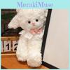 Cuter Little Sheep Plush Toy With Lace Scarf And Bow Decor For Kids And Girls