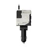 120W Multi-port Fast Car Charger with Retractable Cable and Cigarette Lighter Adapter