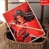 Disney DIY Pearl Art Painting Mulan Heroic Home Wall Decoration Pearl Gemstone Painting Pictures Crafts Home Decoration