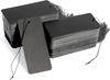 200 Pcs Black Tags with Elastic String 40 90mm 3.5 1.6 Inches Large Price Tags for Retail Clothing Handicraft Display