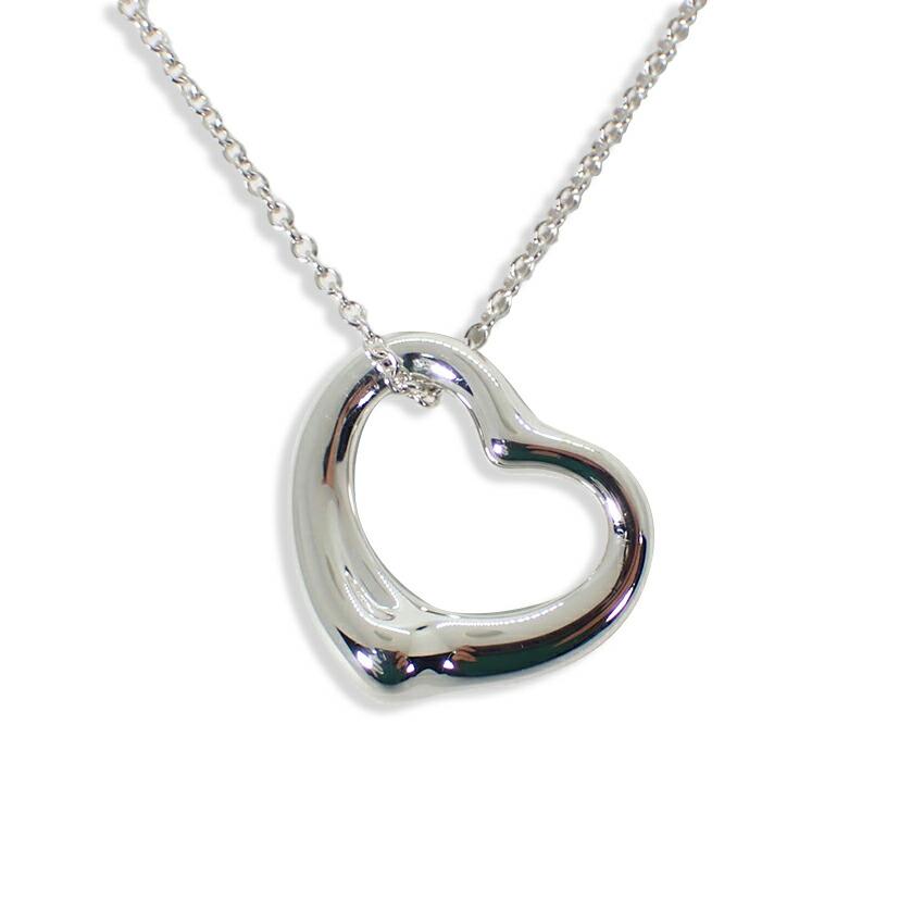 

[Used] TIFFANY/Tiffany 925 Open Heart Pendant/Necklace/g402-42
