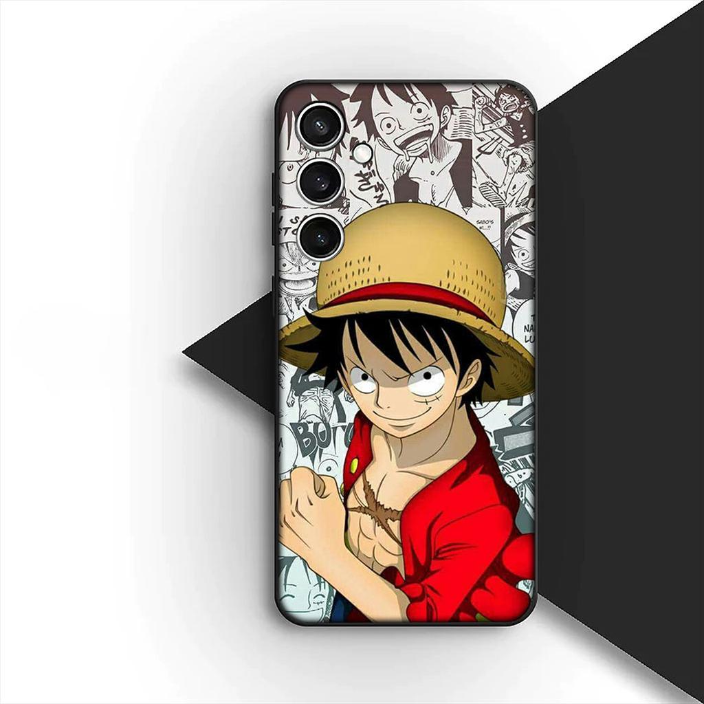 Cover for Samsung Galaxy S24 S25 S23 FE Ultra Plus S7 Edge S25+ S23+ A56 5G Casing Phone Case Anime Usopp One Luffy Piece