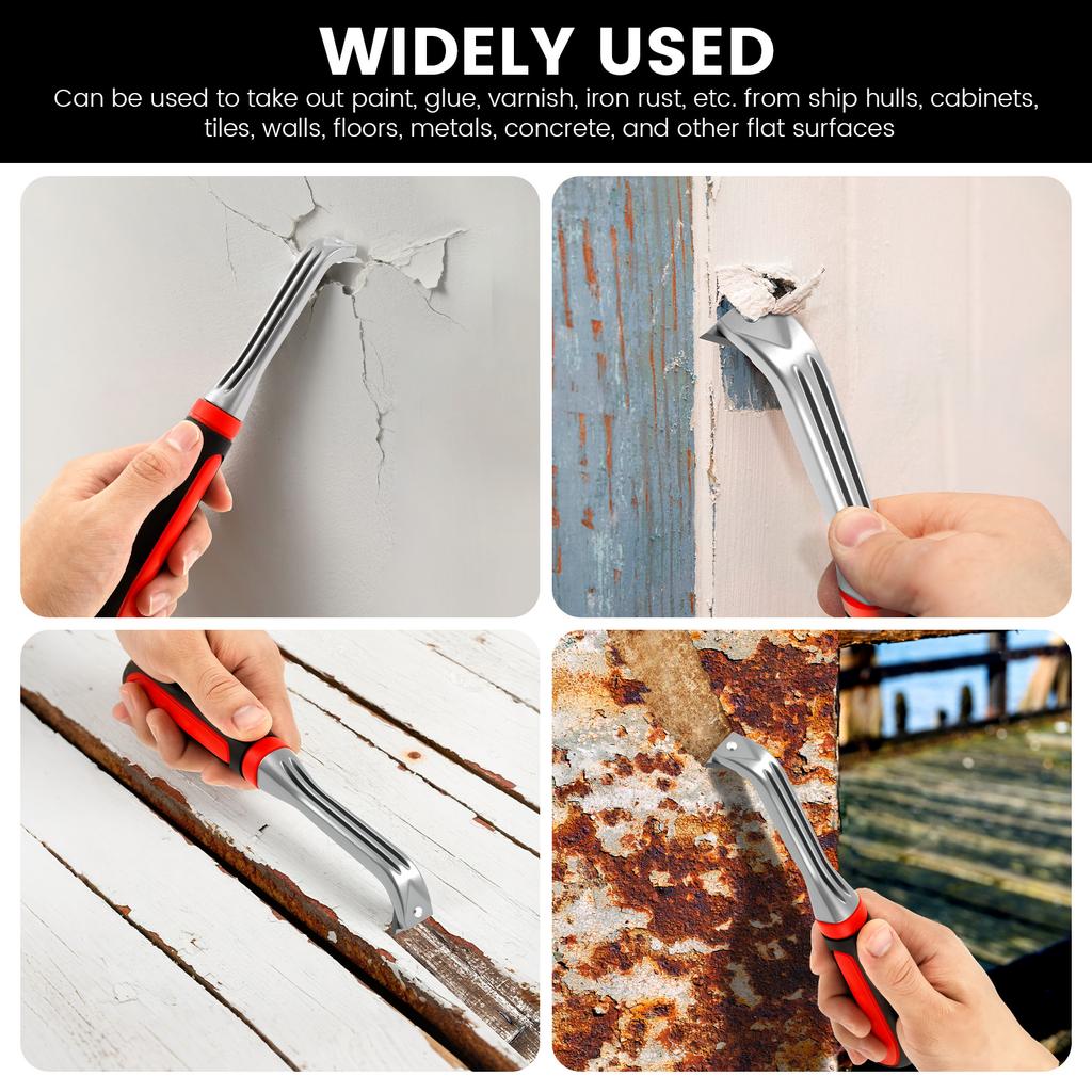 Triangle scraper tool 1-inch paint scraper heavy-duty hard alloy tool multi-purpose paint removal woodworking tool