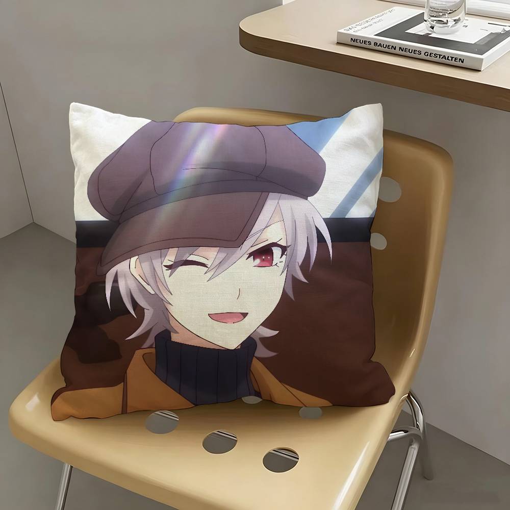 1pc Anime I Am In Love With The Villainess Pillow Case Fashion Square Pillowcase Bedroom Sofa Room Ins Decoration Leisure