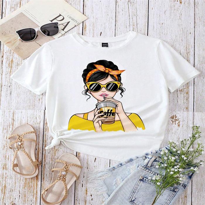 

Casual Short Sleeved Printed Fashionable Oversized 3D Top Pattern T-shirt for Men Comfortable Summer Round Neck S