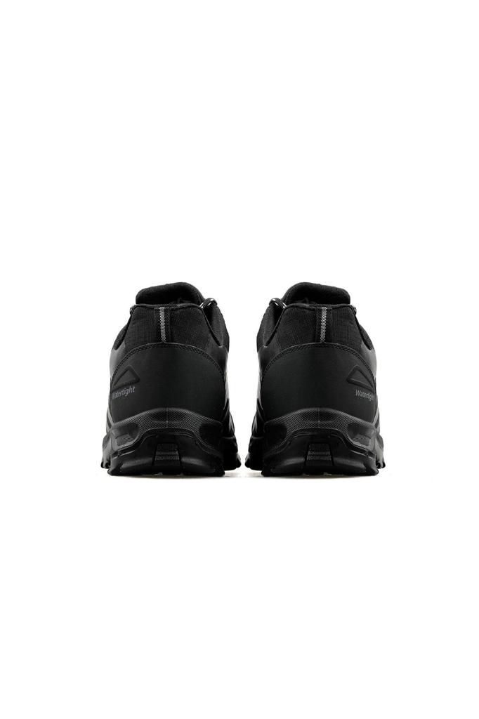 Men's Fashion Textile Flat Heeled Boots Bootie Textile Black Outdoor Gts Black Shoes