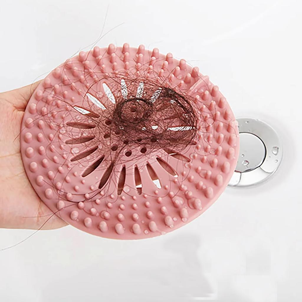 5PC Hair Strainer Sink Anti Clogging Filter Shower Floor Drain Plug Silicone Kitchen Deodorizer Plug Bathroom Accessories