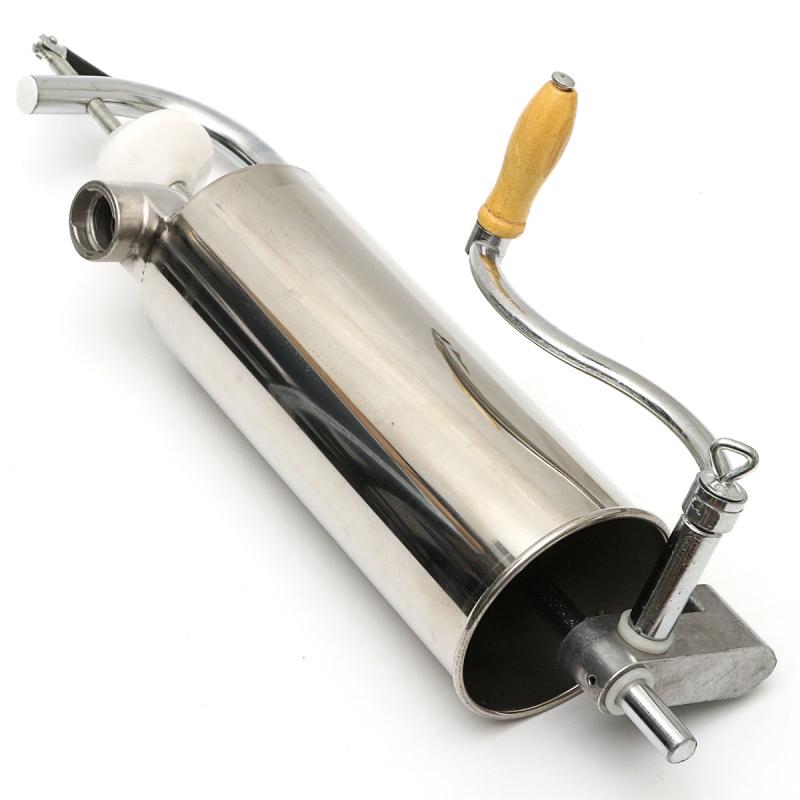 4L 304 Stainless Steel Meat Sausage Stuffer Maker Vertical Machine 4 Tube Commercial 600*150*120mm