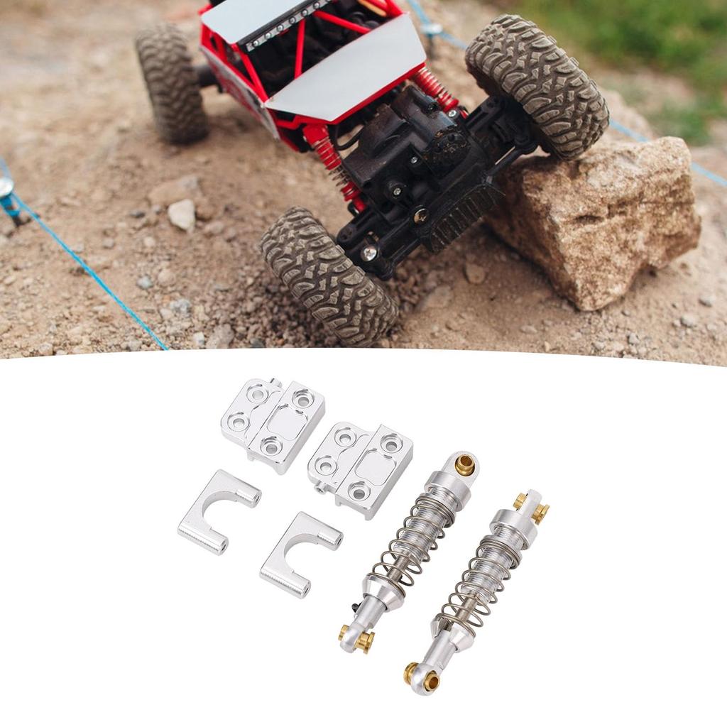 Ongwan RC Rear Shock Lightweight Aluminum Alloy RC Rear Shock Compatible with MN82 LC79 MN78 Easy Replacement Upgrade Kit Absorber, Absorber, 1/12