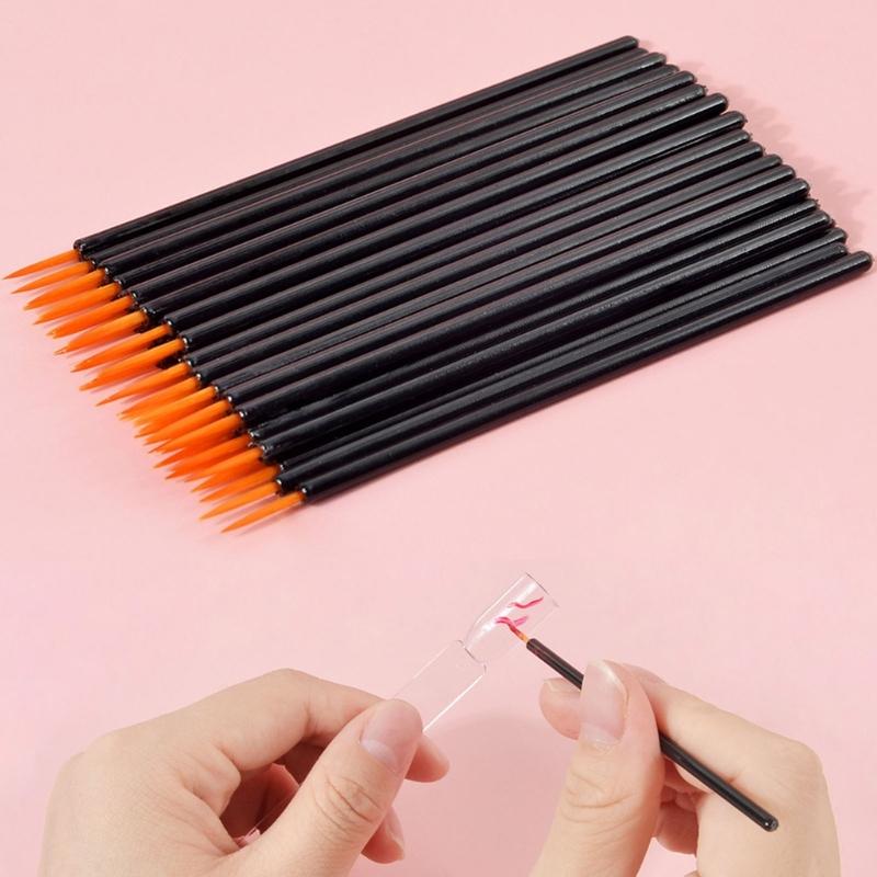 50 Pieces Disposable Eyeliner Brushes Lipstick Brush Eyeshadow Brush Eyeliner Applicator Makeup Tool Eyeliner Sticks