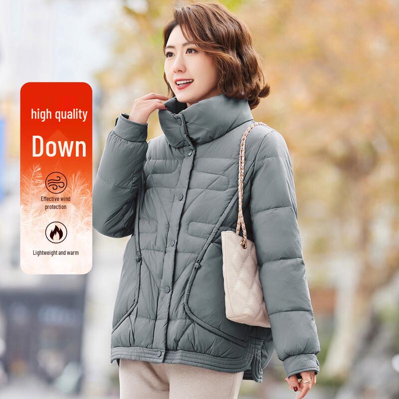 Pasite Women s Stand Collar Thick Winter Down Jacket 3XL