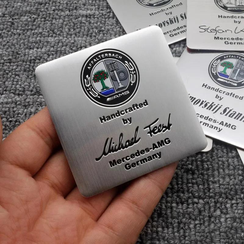Autoaufkleber Für Benz Auto Motore Auto AFFALTERBACH Emblem Aufkleber Zubehör Für Mercedes Benz AMG Brabus Maybach C200L E300L GL