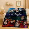 3D Twilight Saga Bella Edward Vampire Movie Flannel Blanket,Ultra Soft Warm Plush Throw for Home Bedroom Bed Sofa Cover Camping