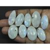29-33MM Natural Rainbow Moonstone Oval Cabochon Loose Gemstone 09Pcs Lot C-530