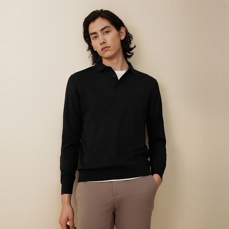 

Мужское поло с длинным рукавом из кашемировой смеси Hodo M