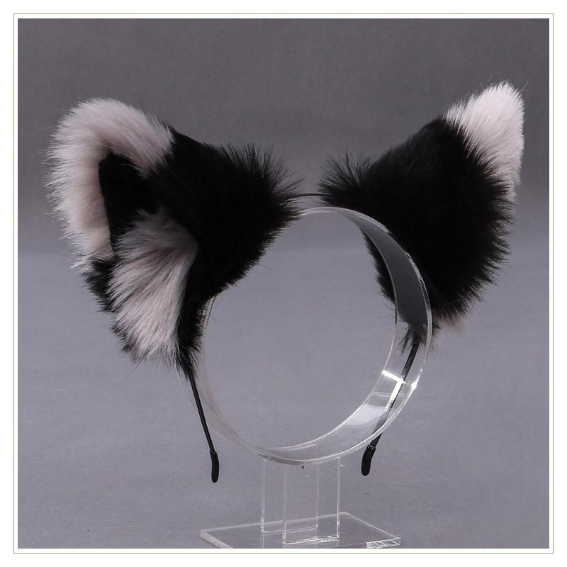 Sexy Temptation Lolita Animal Cat Fox Ear Headband Cosplay Faux Fur Headband Girl Halloween Anime Headband Hair Accessories