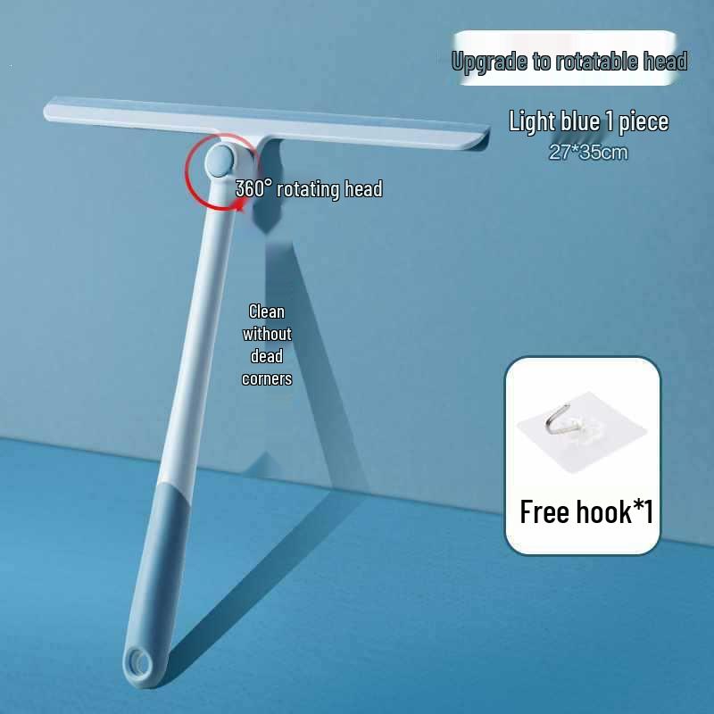 Silicone Floor & Glass Wiper Scraper - Window & Water Cleaning Tool