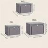 1PC Solid Color Steel Frame Storage Box, Clothing Folding and Organizing Box, Cabinet for Moving and Changing Seasons, Versatile